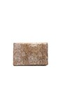 view 2 of 4 Lunch Clutch in Textured Brown Suede