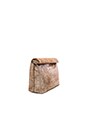 view 3 of 4 Lunch Clutch in Textured Brown Suede