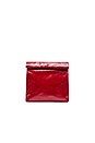 view 1 of 5 The Gold Chain Picnic-To-Go Clutch in Red