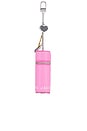 view 2 of 4 The Lipstick Case Charm in Bow Pink
