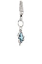 view 1 of 4 The Sticker Charm Key Chain in Nickel