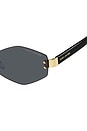 view 4 of 4 サングラス in Gold, Black, & Grey