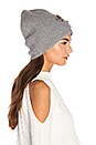view 2 of 5 Embellished Cashmere Beanie in Grey