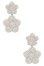 view 1 of 2 Daisy Balloon Drop Earrings in Silver & Crystal