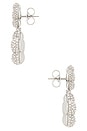 view 2 of 2 Daisy Balloon Drop Earrings in Silver & Crystal