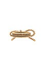 view 3 of 3 Rope Bow Ring in Antique Gold