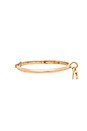 view 2 of 3 BRACELET JONC À CHARNIÈRE MJ COIN in Crystal & Gold