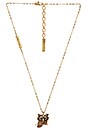 view 2 of 2 Charms Owl Pendant Necklace in Jet Multi & Antique Gold