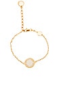view 1 of 1 Enamel Logo Disc Bracelet in Cream
