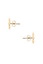 view 2 of 2 Icon Stud Earrings in Gold Multi