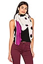 view 1 of 3 Shadow Spot Scarf in Ivory Multi