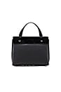 view 2 of 7 The Waverly Small Top Handle Bag in Black