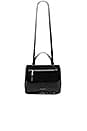 view 6 of 7 The Waverly Small Top Handle Bag in Black