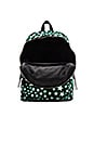 view 4 of 5 Flocked Star Printed Biker Backpack in Black Multi