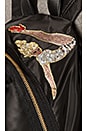 view 7 of 7 Nylon Biker Vintage Collage Backpack in Black