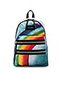 view 1 of 5 SAC À DOS BIKER IMPRIMÉ ARC-EN-CIEL in Grey Multi