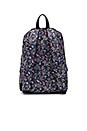 view 2 of 5 Garden Paisley Printed Biker Backpack in Purple Multi