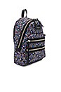 view 3 of 5 Garden Paisley Printed Biker Backpack in Purple Multi
