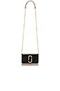 view 5 of 6 Wallet On Chain Bag in Black & Rose