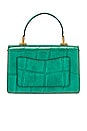 view 2 of 6 The Downtown Croc Embossed Bag in Green