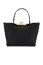view 2 of 6 Kiss Lock Mini Tote in Black