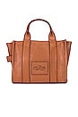 view 2 of 6 The Leather Small Tote Bag in Argan Oil