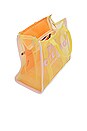 view 4 of 5 The Colorblock Mesh Medium Tote Bag in Yellow Multi