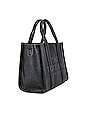 view 3 of 6 The Leather Small Tote Bag in Black
