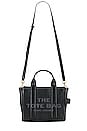 view 5 of 6 The Leather Small Tote Bag in Black