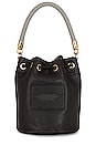 view 2 of 5 The Leather Bucket Bag in Black