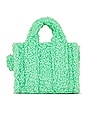 view 2 of 5 The Teddy Mini Tote Bag in Fluffy Green
