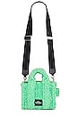 view 5 of 5 The Teddy Mini Tote Bag in Fluffy Green