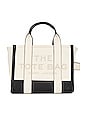 view 1 of 6 The Colorblock Small Tote Bag in Ivory Multi