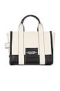 view 2 of 6 The Colorblock Small Tote Bag in Ivory Multi