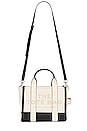 view 5 of 6 The Colorblock Small Tote Bag in Ivory Multi