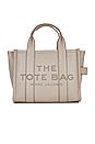 view 2 of 6 The Leather Small Tote Bag in Cement