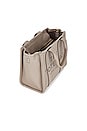 view 5 of 6 The Leather Small Tote Bag in Cement