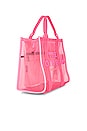 view 4 of 5 The Mesh Medium Tote Bag in Candy Pink