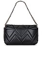 view 3 of 5 The Quilted Leather J Marc Large Shoulder Bag in Black
