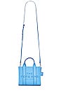 view 1 of 5 The Leather Mini Tote Bag in Spring Blue