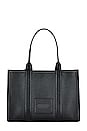 view 1 of 5 The Leather Work Tote Bag in Black