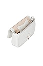 view 5 of 6 The J Marc Mini Bag in White & Silver