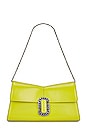 view 1 of 5 The St. Marc Convertible Clutch in Acid Lime
