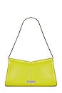 view 2 of 5 The St. Marc Convertible Clutch in Acid Lime