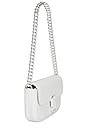 view 4 of 5 The J Marc Mini Bag in White & Silver