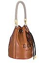 view 4 of 5 The Leather Bucket Bag in Argan Oil
