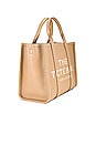 view 4 of 5 The Leather Medium Tote Bag in Camel