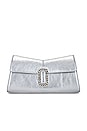 view 2 of 5 The Metallic St. Marc Clutch in Silver