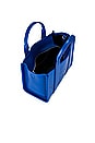 view 5 of 6 The Leather Small Tote Bag in Cobalt