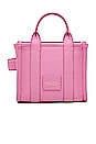 view 2 of 5 The Leather Crossbody Tote Bag in Petal Pink